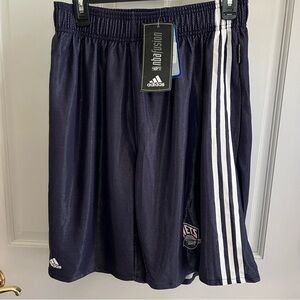 NWT ADIDAS NBA FUSION Nets Athletic Single Layer Performance Shorts Size Large